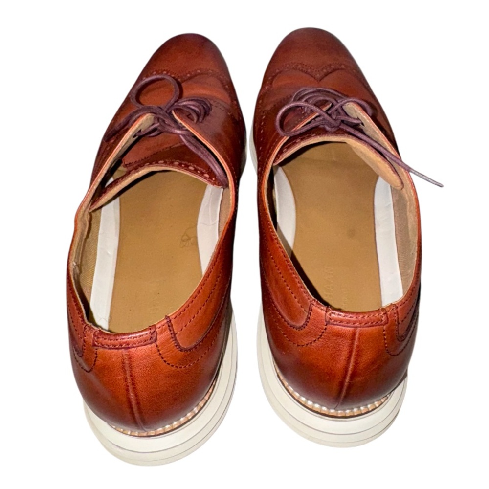 Cole Haan Brown Leather Oxfords - Picture 11 of 16